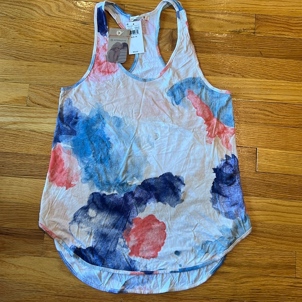 NWT Alternative Apparel racer back tank. Size M